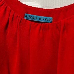 Alice & Olivia Red tank top.